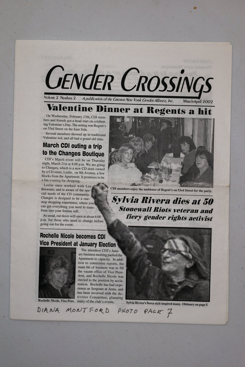 Sylvia Rivera Dies at 50 / Stonewall Riots Veteran and Fiery Gender Rights Activist