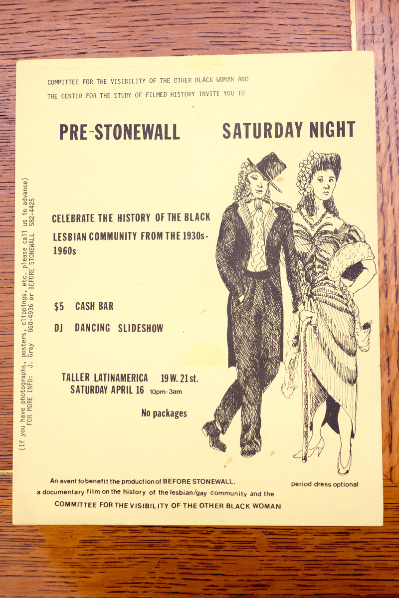 Pre-Stonewall Saturday Night