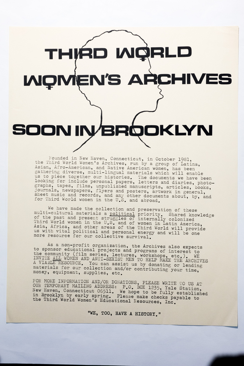 Third World Women's Archives / Soon in Brooklyn